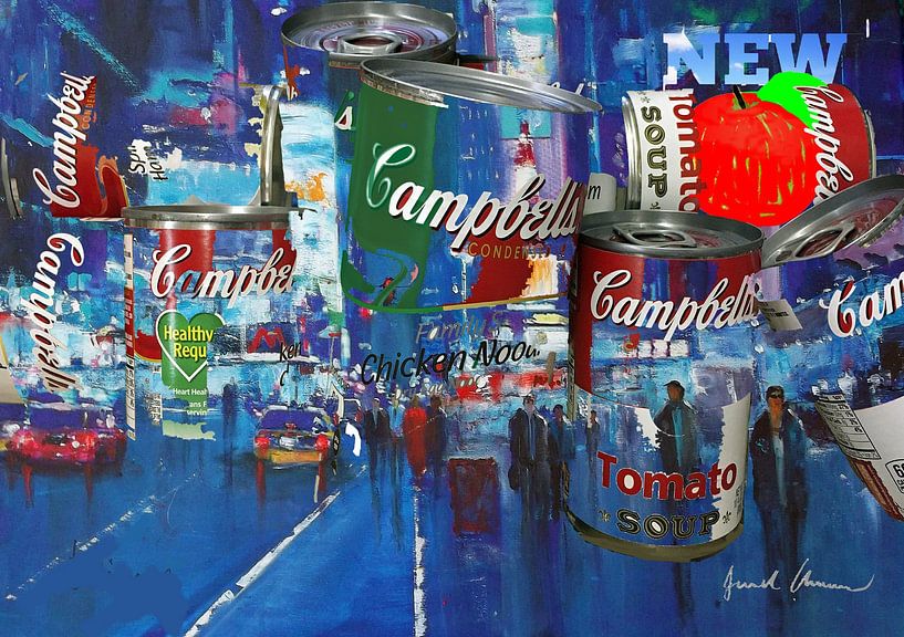 New York in blauer Nacht by Bernd Klimmer