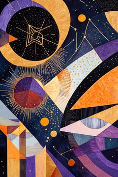 Abstract melkwegstelsel van Poster Art Shop