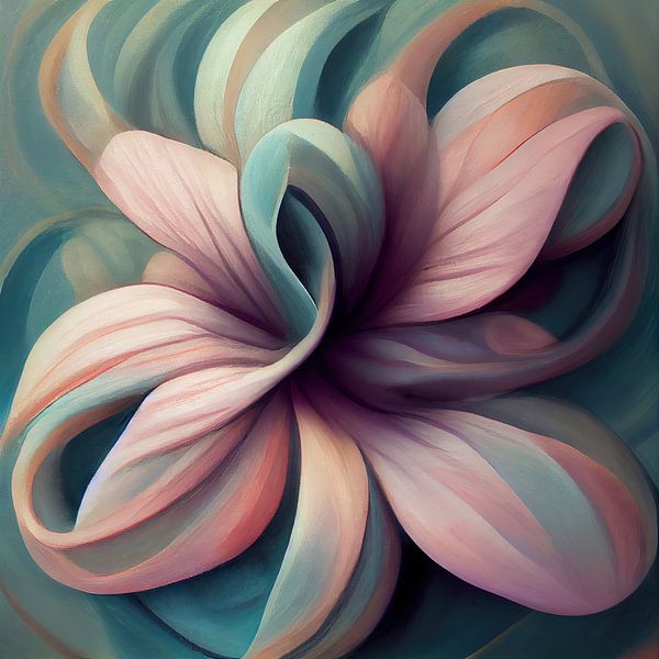 Abstrakte Blume von Bert Nijholt