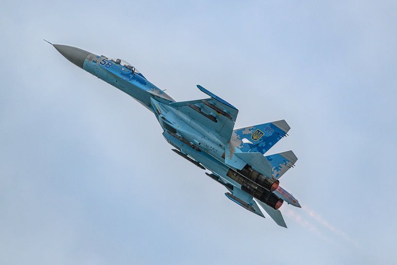 Sukhoi SU-27 der ukrainischen Luftstreitkräfte. von Jaap van den Berg
