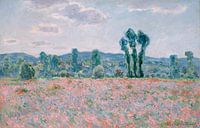Mohnfeld, Claude Monet von Meisterhafte Meister Miniaturansicht
