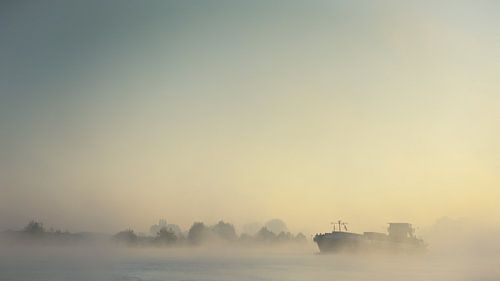 Schip in de mist