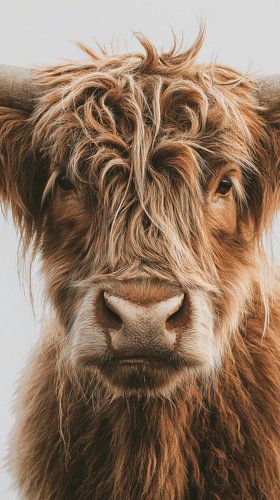 Scottish Highlander Portrait in Natural Splendour
