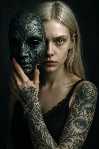 MYSTERIEUS MASKER van Joachim Neumann