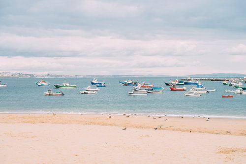Vissersboten in Cascais, Portugal