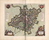 Breda, Stadtplan Joan Blaeu 1652 von Atelier Liesjes Miniaturansicht