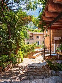 Deià dorp in Mallorca met tuin