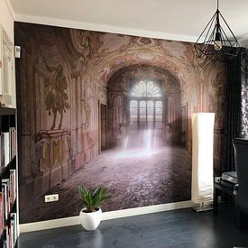 Customer photo: Beautiful Fresco in an Abandoned House. by Roman Robroek - Photos of Abandoned Buildings