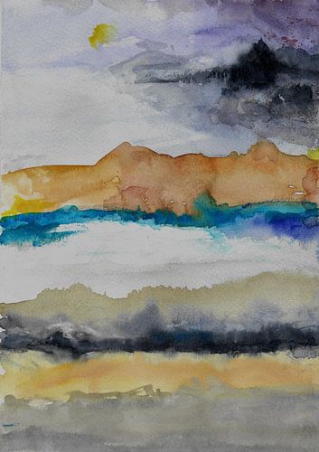 Watercolour landscape