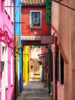 Burano eiland Italië