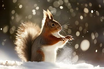 squirrel by Monique Leenaerts