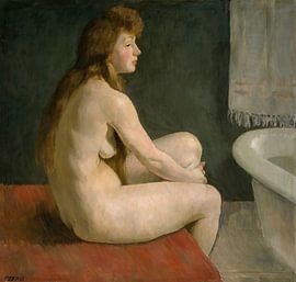 Vrouwelijk naakt, Erik Werenskiold