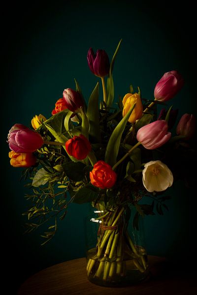Bunch of colorful tulips // flowers, nature, still life // fine-art by suzanne.en.camera