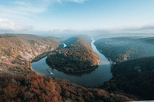 Vue sur la Saarschleife
