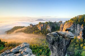 Am Wehlgrund im Elbsandsteingebirge von Michael Valjak