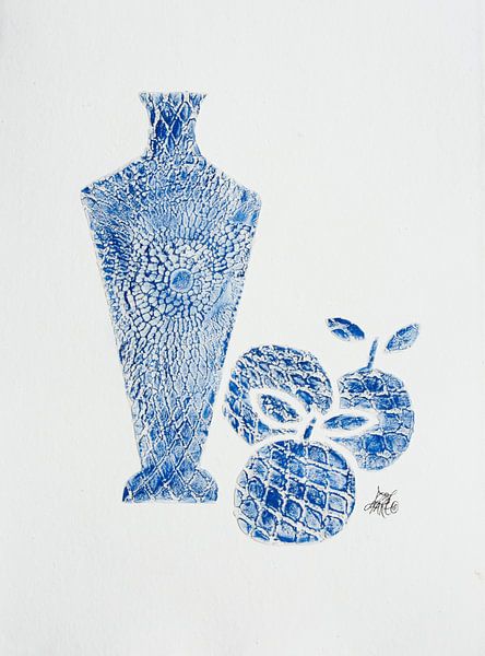 The Blue Composition by Beatrice Chauville