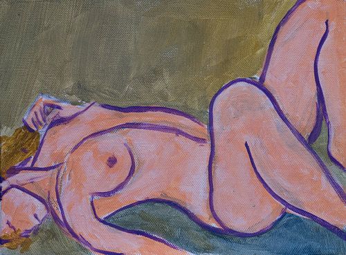 Reclining female nude