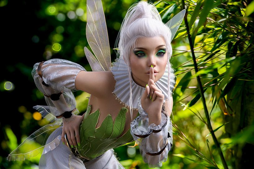 Garden Fairy - Elf in Tuin van ellenilli .