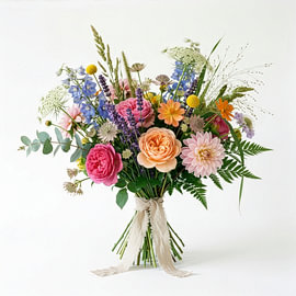 Vibrant Wildflower Bouquet by Markus Gann