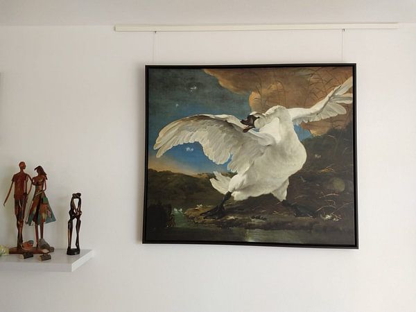 Customer photo: The endangered swan, Jan Asselijn, on canvas