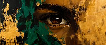 Moment of introspection - Abstract by Poster Art Shop