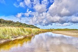 Landschaft Gezeitenkanal Goeree-Overflakkee