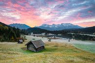 Frostiger Morgen am Geroldsee in Bayern von Michael Valjak Miniaturansicht