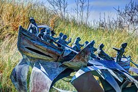 Egmond aan Zee Beach at Lighthouse by Hendrik-Jan Kornelis
