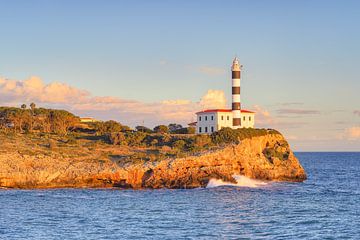 Portocolom lighthouse in Mallorca by Michael Valjak
