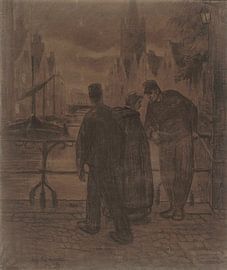 Evening in Bruges, Alexandre Hannotiau, 1894