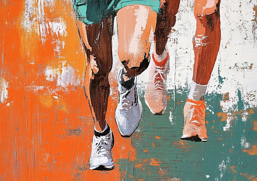 Marathon | Marathonlopers van OMG Art