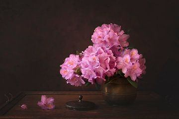 Nature morte florale, Rhododendron