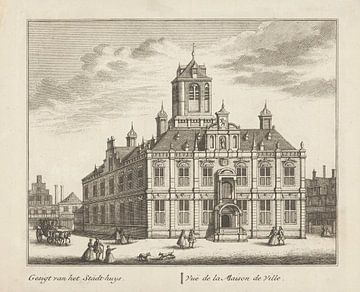Delft, Stadhuis, 1736 van Atelier Liesjes