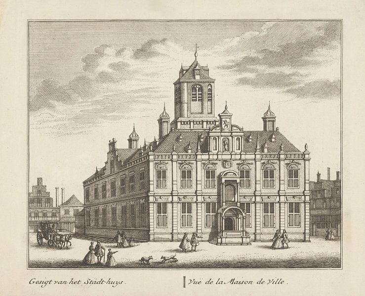Delft, Rathaus, 1736 von Atelier Liesjes