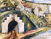 Tunnel bei Wasserburg am Inn, Paul Kleinschmidt,  1924 von Atelier Liesjes Miniaturansicht