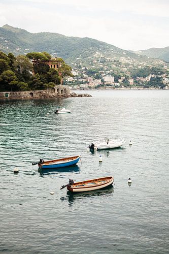 Bootjes aan de Italiaanse kust - Portofino