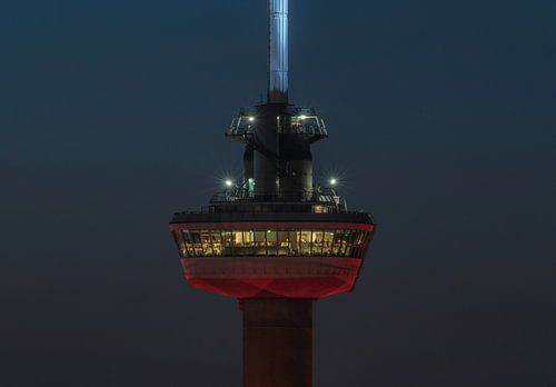 Het kraaiennest van de Euromast in Rotterdam