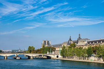 View over the river Seine in Paris, France