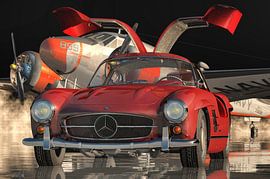 Das Design des Mercedes 300SL Flügeltürers von Jan Keteleer