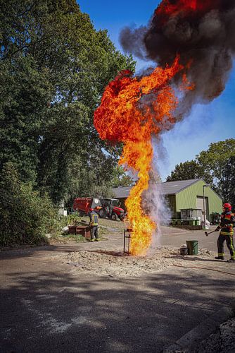 Flamme dans la poêle !