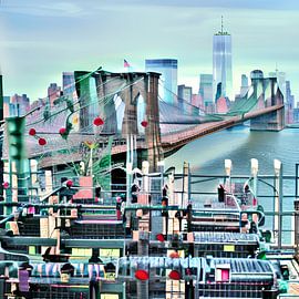 New York City Imagination II van Caroline Boogaard