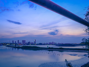 Uitzicht Rotterdam avond
