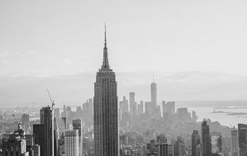 New York City View Black&amp;White by Harm Roseboom