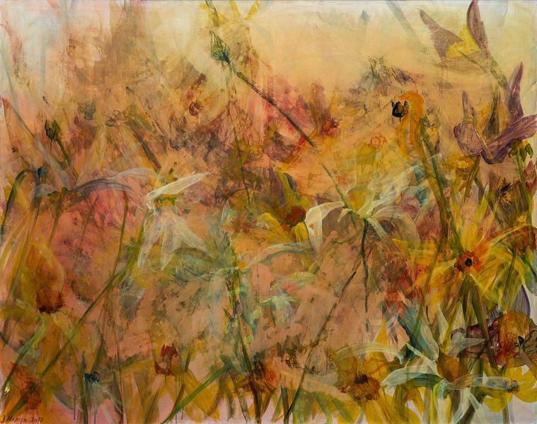 Double Invisibility, oil on canvas, 120 cm x 120 cm by Marija Zdravkovic