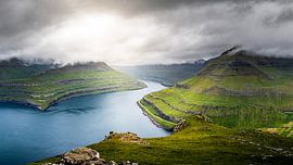 Hvíthamar Berg bei Gjógv, Färöer Inseln von Dennis Wardenburg