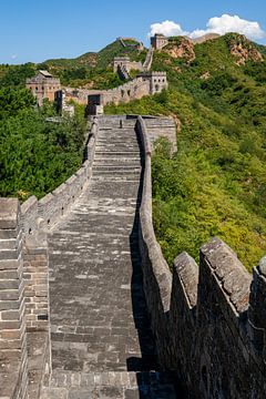 Die Große Mauer bei Jinshanling in China von Roland Brack