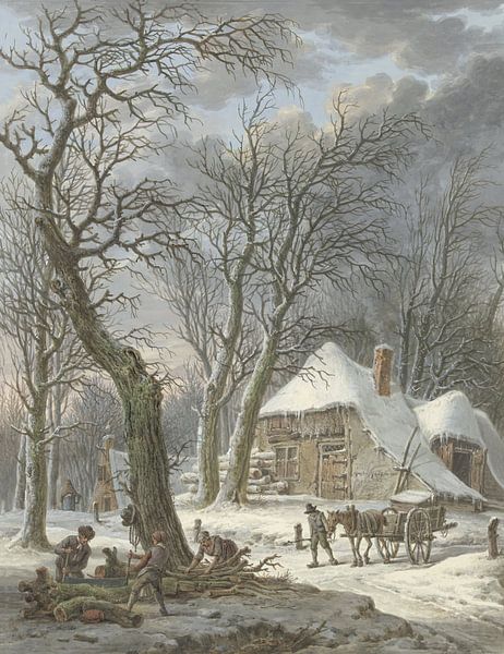 Winterlandschaft, Pieter Pietersz. Barbiers von Marieke de Koning