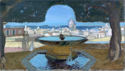 Villa Medici, waterbekken, DENIS Maurice - 1898
