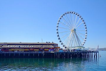 Het grote wiel van Seattle van Frank's Awesome Travels