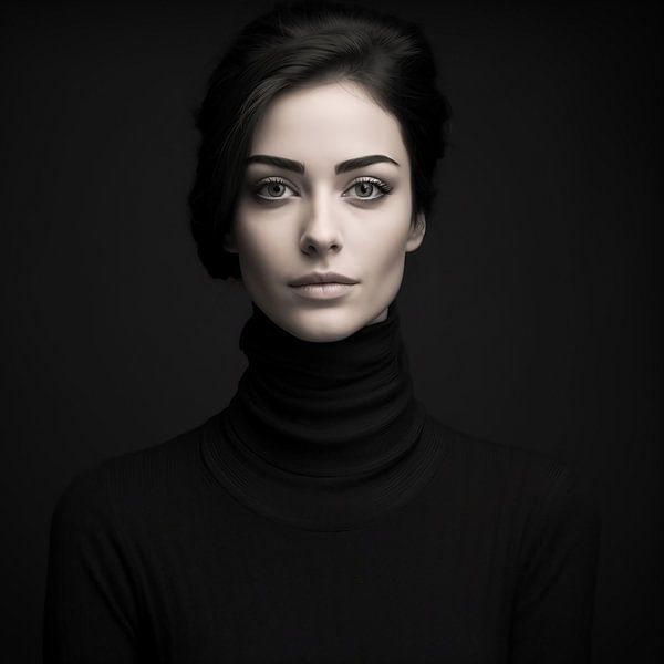 Portrait von fernlichtsicht